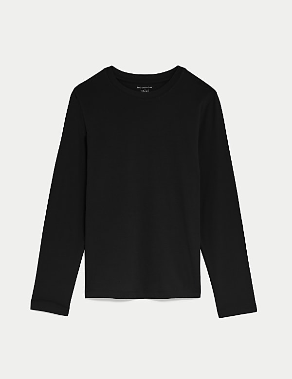 Atasan Katun Murni Ketat Sehari-hari - ID