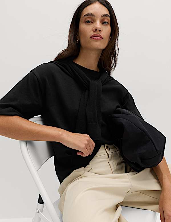 Pure Cotton Heavyweight Boxy Top