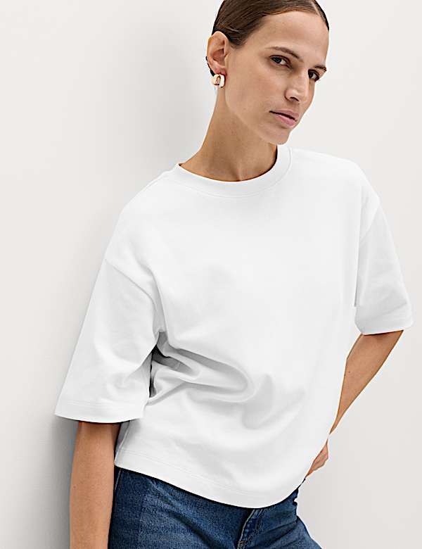 Pure Cotton Heavyweight Boxy Top