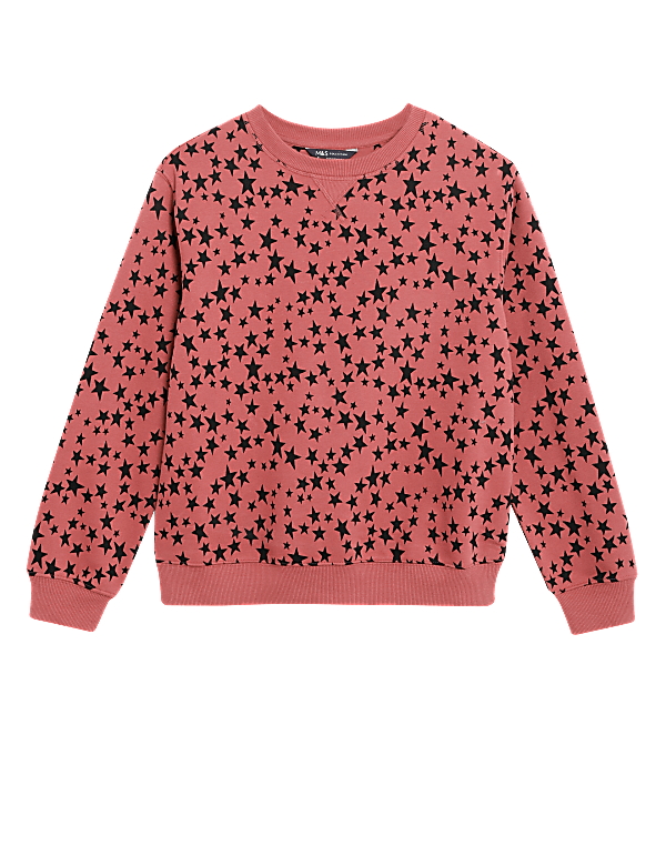 Cotton Rich Printed Sweatshirt