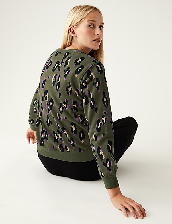 Cotton Rich Printed Sweatshirt