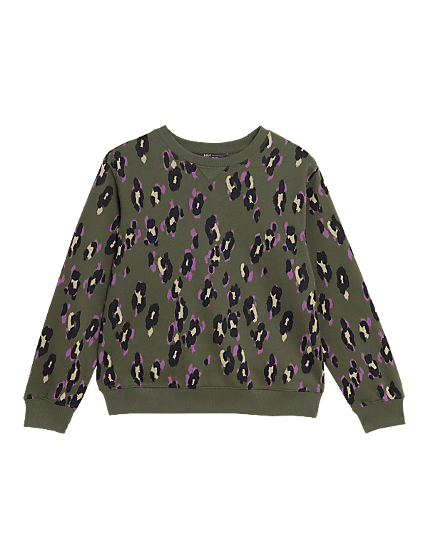 Cotton Rich Printed Sweatshirt