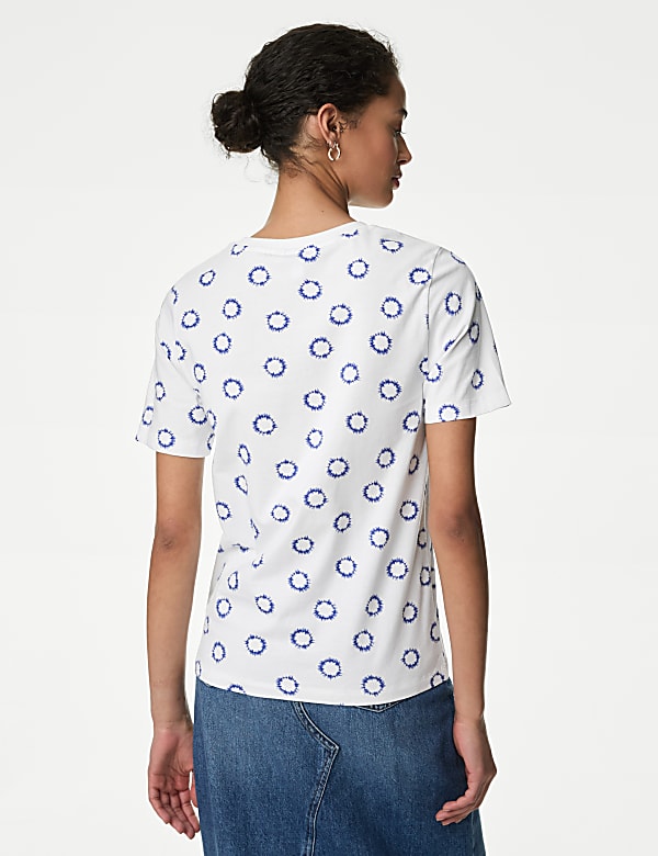 T-shirt 100&nbsp;% coton avec imprim&eacute; id&eacute;al pour tous les jours - CA