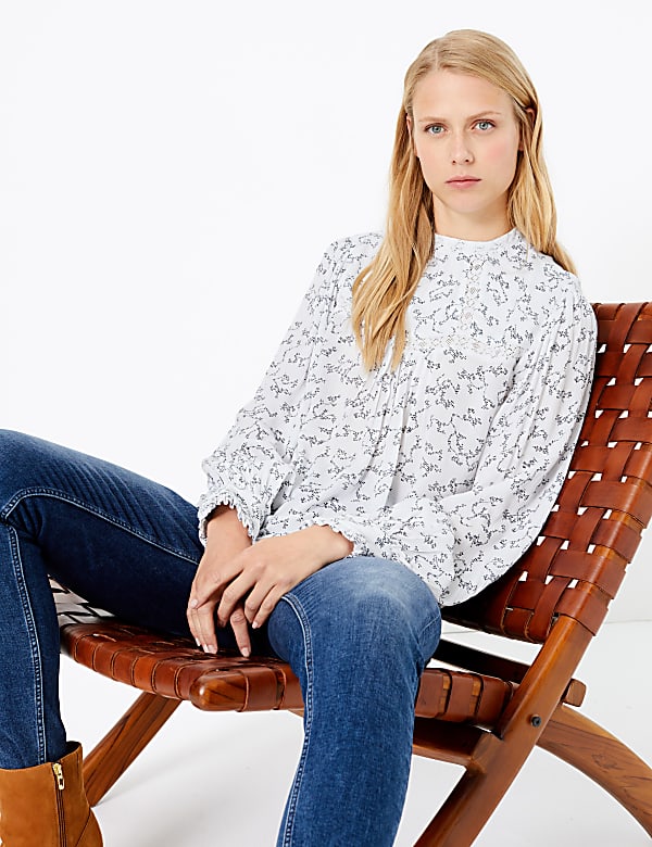 Floral Print Blouse