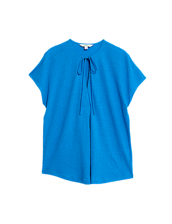 Jersey V-Neck Blouse
