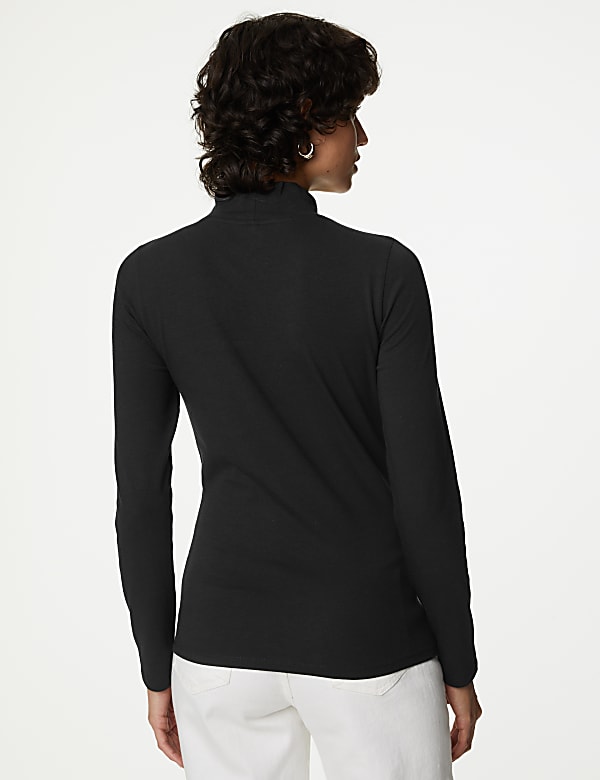 Cotton Rich Slim Fit Top