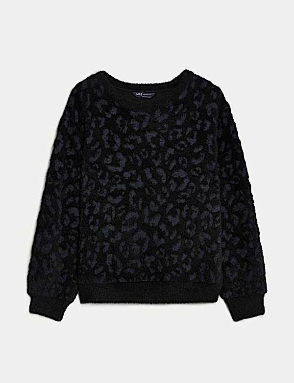 Animal Print Cosy Sweatshirt - AT