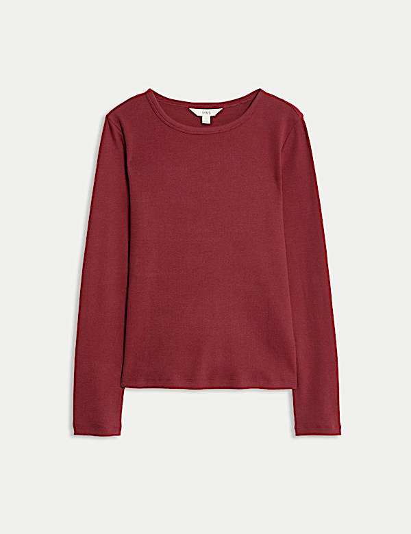 Cotton Rich Ribbed Top - IT