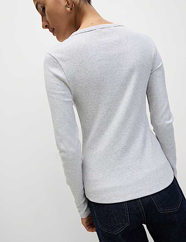 Cotton Rich Ribbed Top - CY