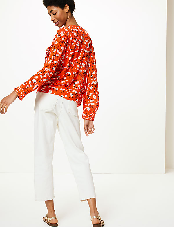 Floral Print Blouse