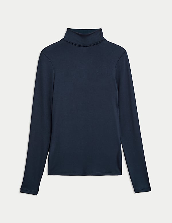 Cosy Funnel Neck Slim Fit Top - CN