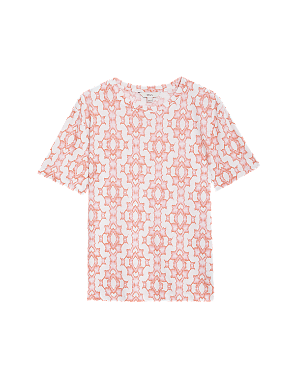 Cotton Modal Blend Printed T-Shirt