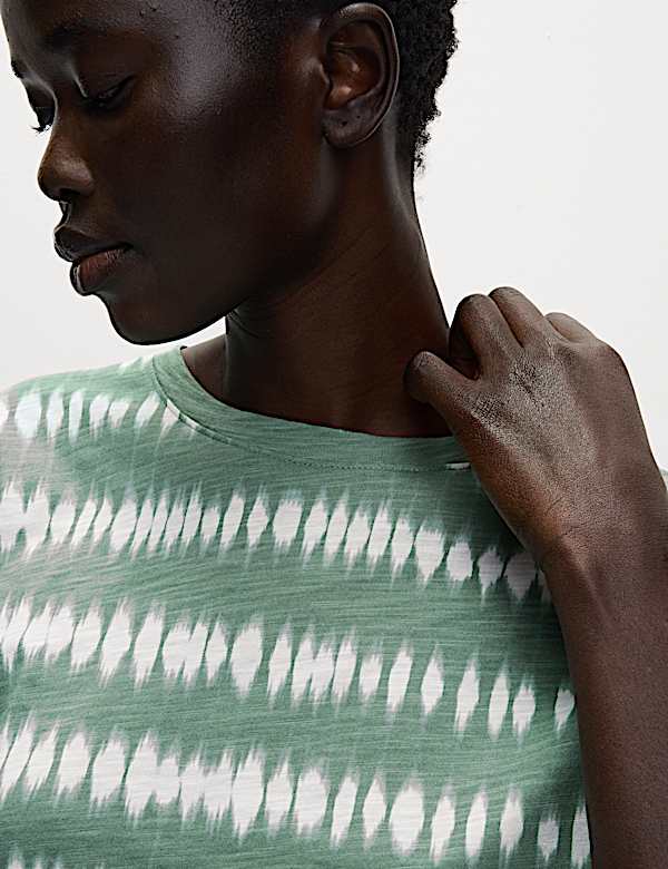 Cotton Modal Blend Printed T-Shirt