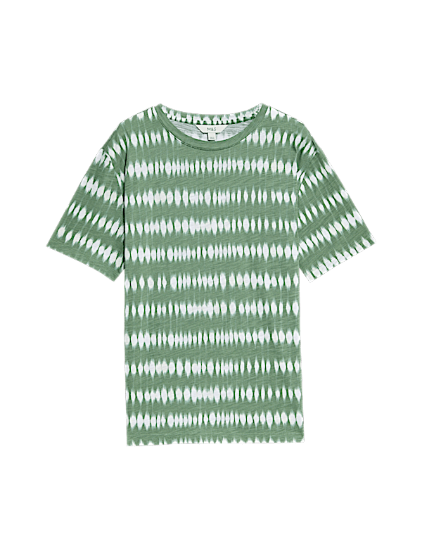 Cotton Modal Blend Printed T-Shirt