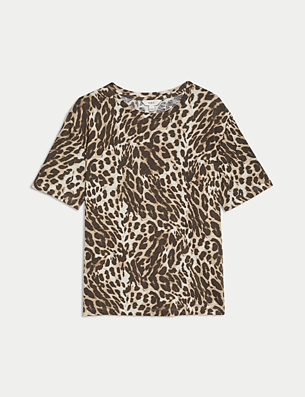 Cotton Modal Blend Printed T-Shirt - PT