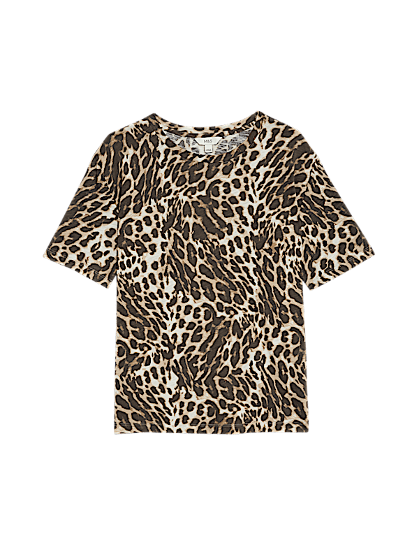 Cotton Modal Blend Printed T-Shirt