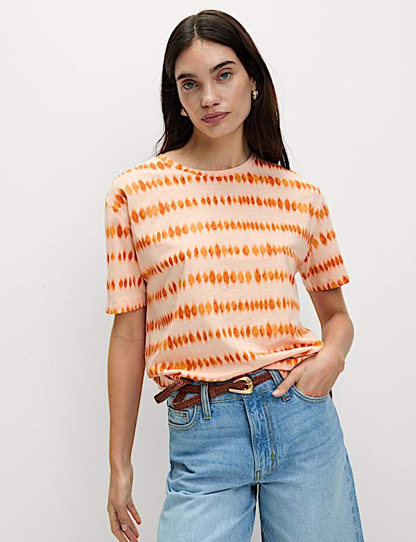 Cotton Modal Blend Printed T-Shirt