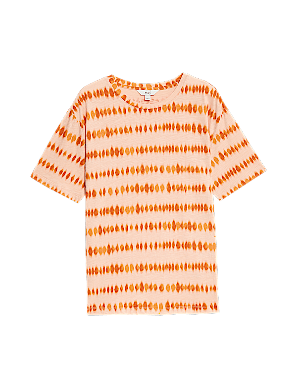 Cotton Modal Blend Printed T-Shirt