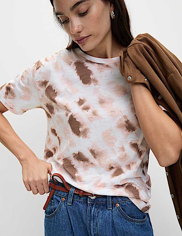 Cotton Modal Blend Printed T-Shirt