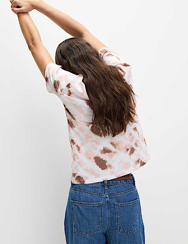 Cotton Modal Blend Printed T-Shirt