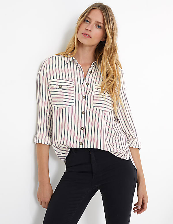 Striped Relaxed Fit Shirt