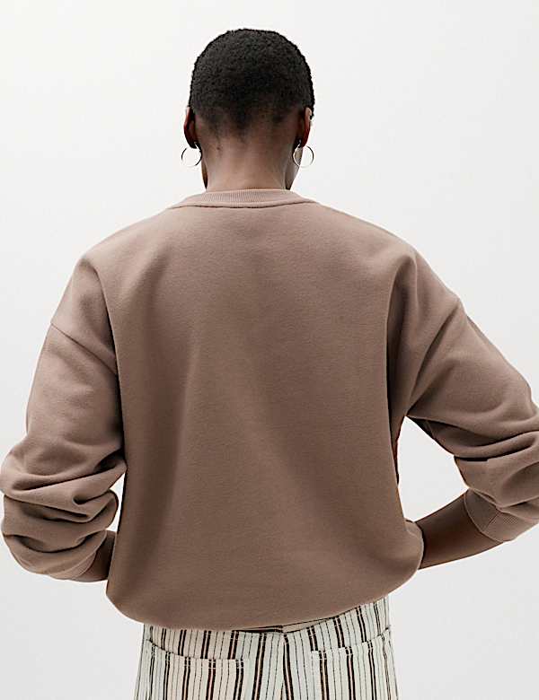 Cotton Rich Graphic Sweatshirt - ID