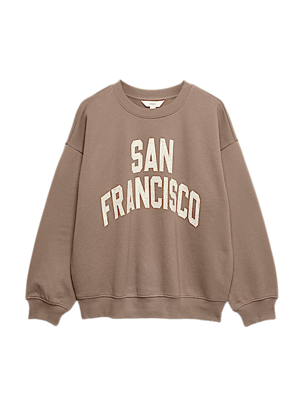 Cotton Rich Graphic Sweatshirt