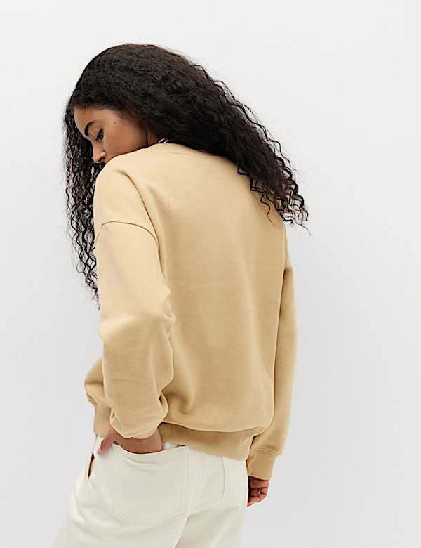 Cotton Rich Graphic Sweatshirt