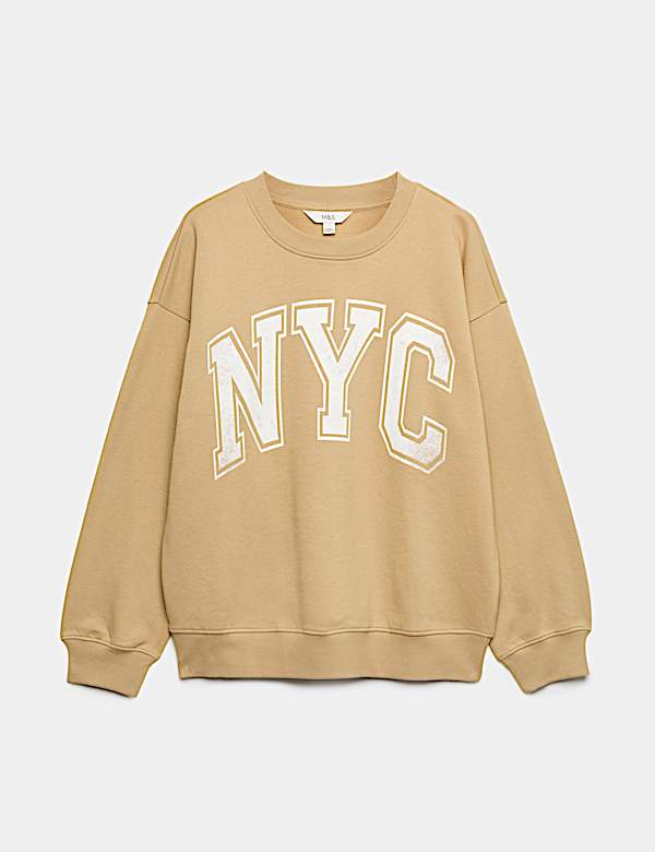 Cotton Rich Graphic Sweatshirt - CZ
