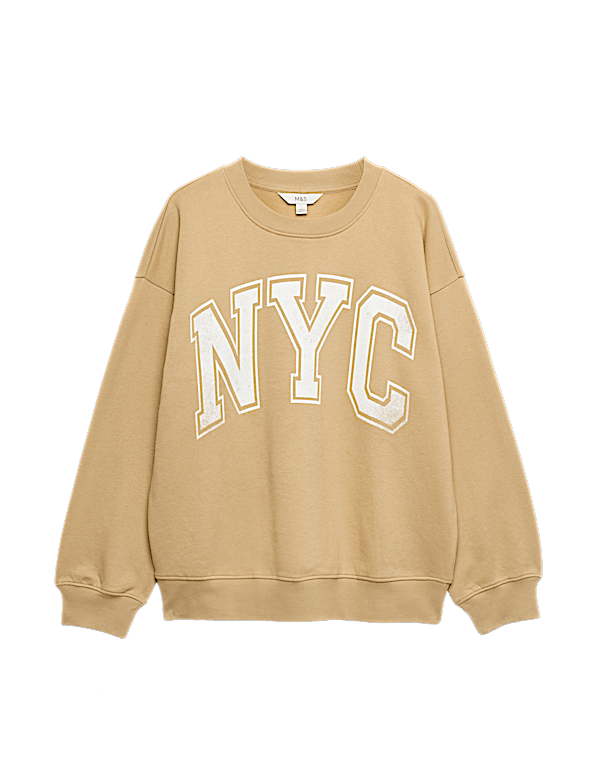 Cotton Rich Graphic Sweatshirt
