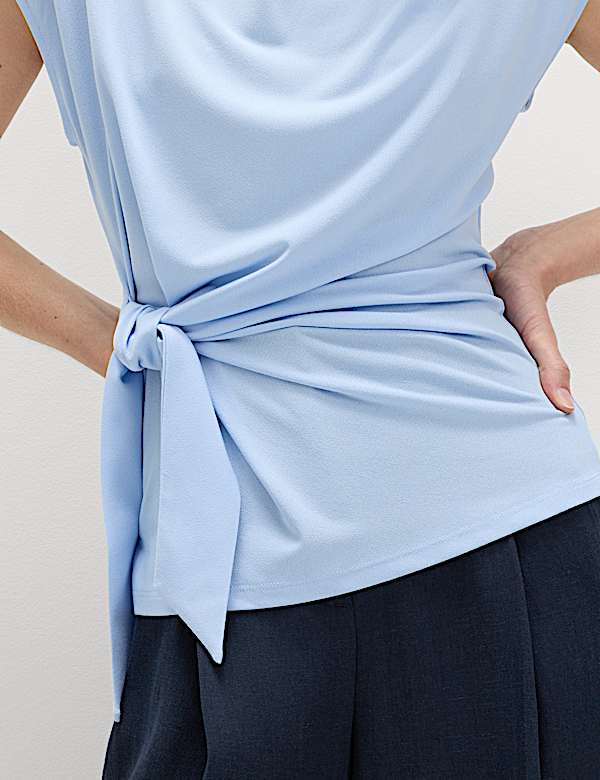 Sleeveless Knot Detail Top - RS