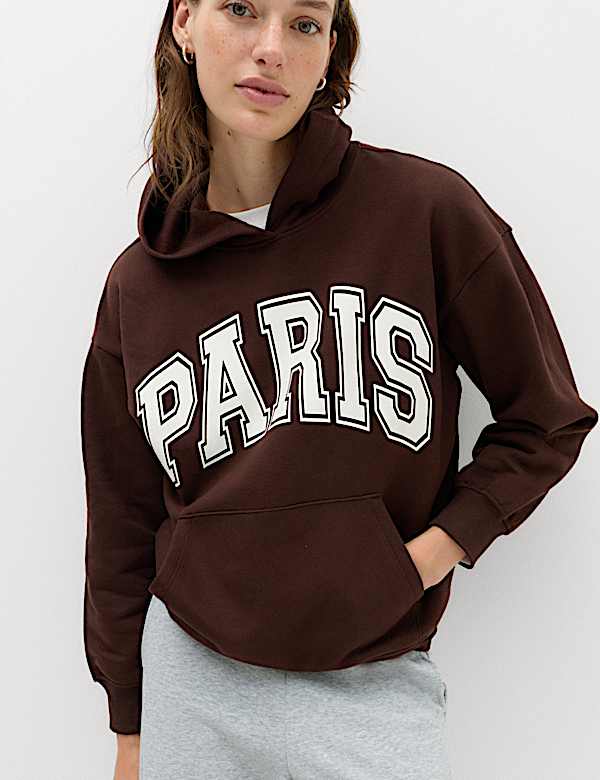 Cotton Rich Graphic Hoodie - AU