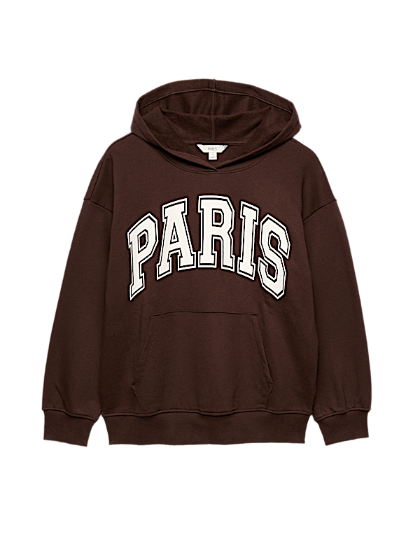 Cotton Rich Graphic Hoodie