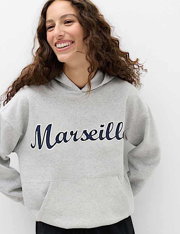 Cotton Rich Graphic Hoodie