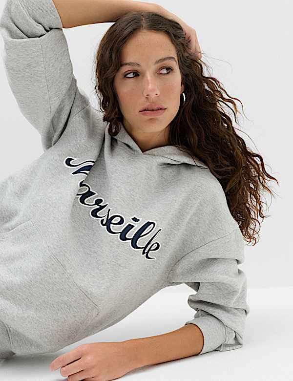 Cotton Rich Graphic Hoodie - NZ