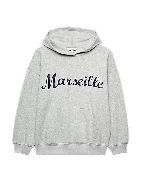 Cotton Rich Graphic Hoodie