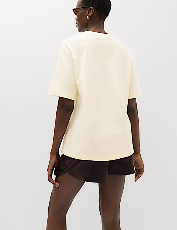 T-shirt graphique coupe extra-large 100 % coton - CA