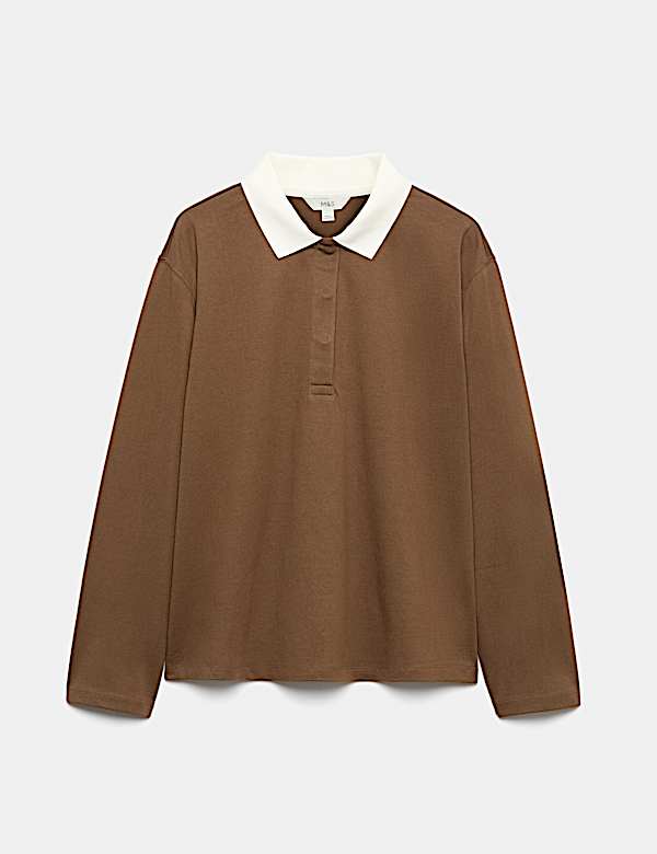 Pure Cotton Rugby Polo Top - ES