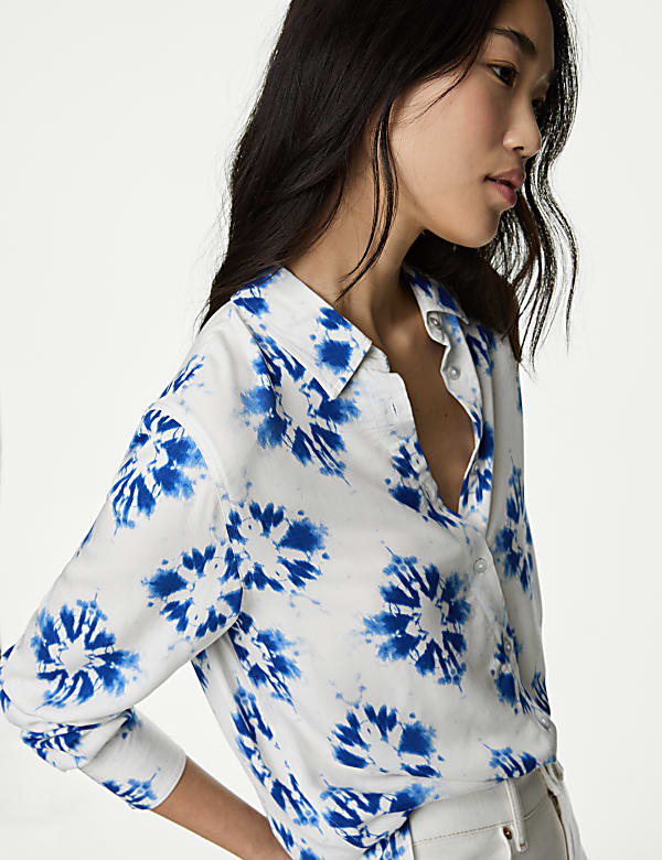 Printed Collared Shirt