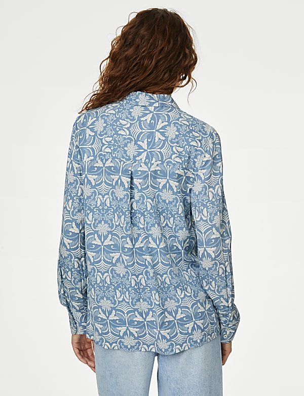 Printed Collared Shirt
