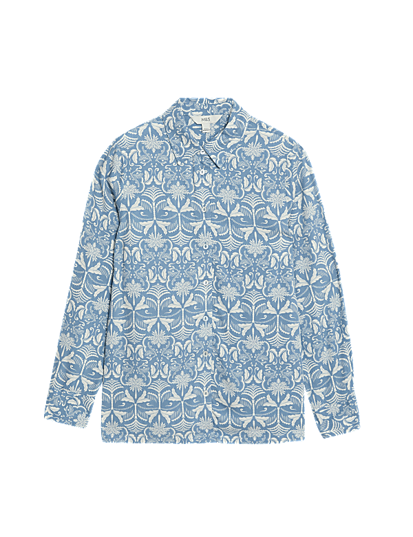 Printed Collared Shirt