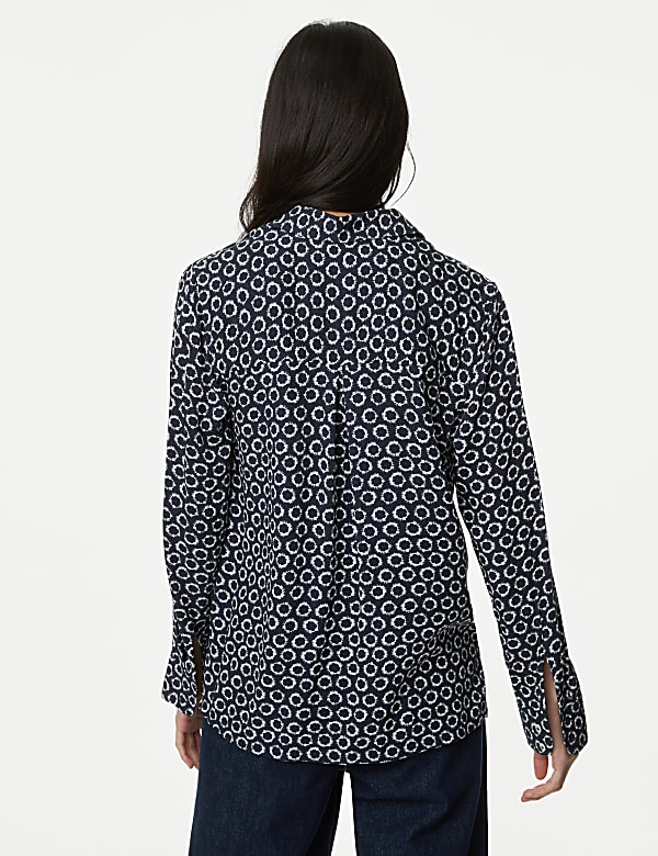 Printed Collared Shirt