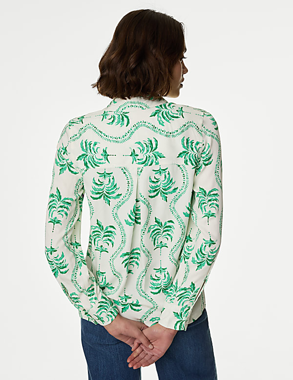 Printed Collared Shirt