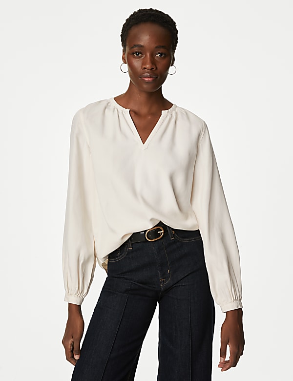 Blusa de escote outlet