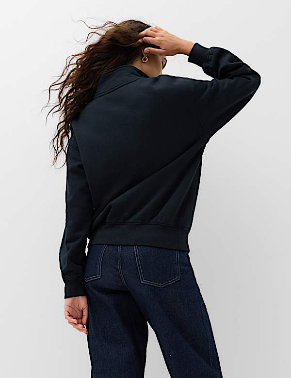 Pure Cotton Premium Half Zip Ultimate Sweatshirt