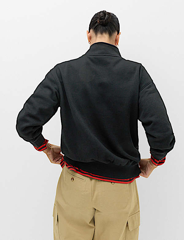 Pure Cotton Funnel Neck Half Zip Ultimate Sweatshirt - CH