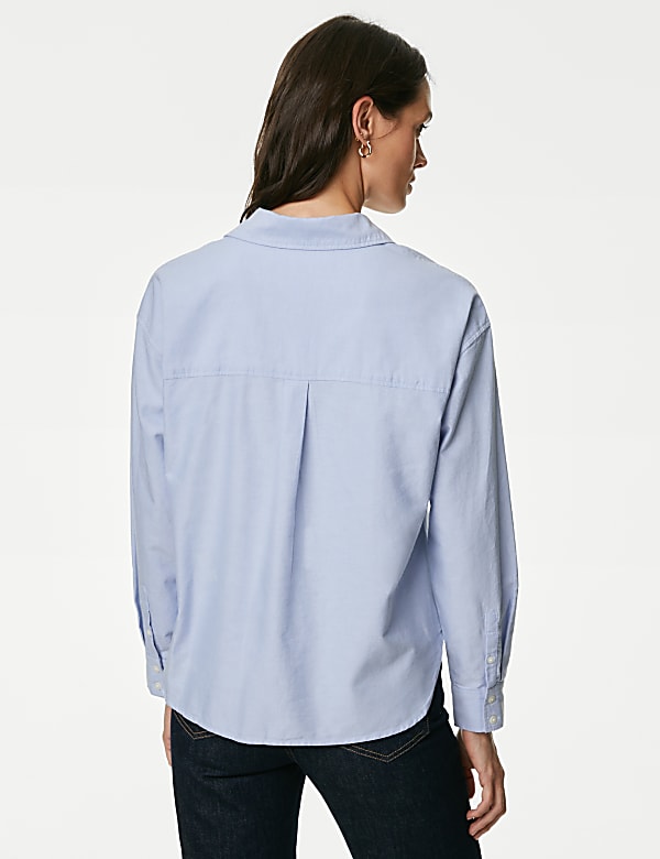 Pure Cotton Collared Shirt