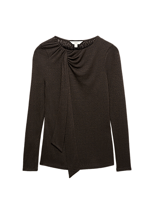Tie Neck Fastening Top