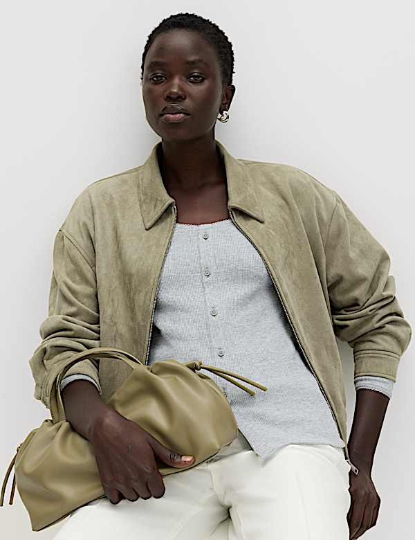 Pure Cotton Waffle Scoop Neck Top - BN