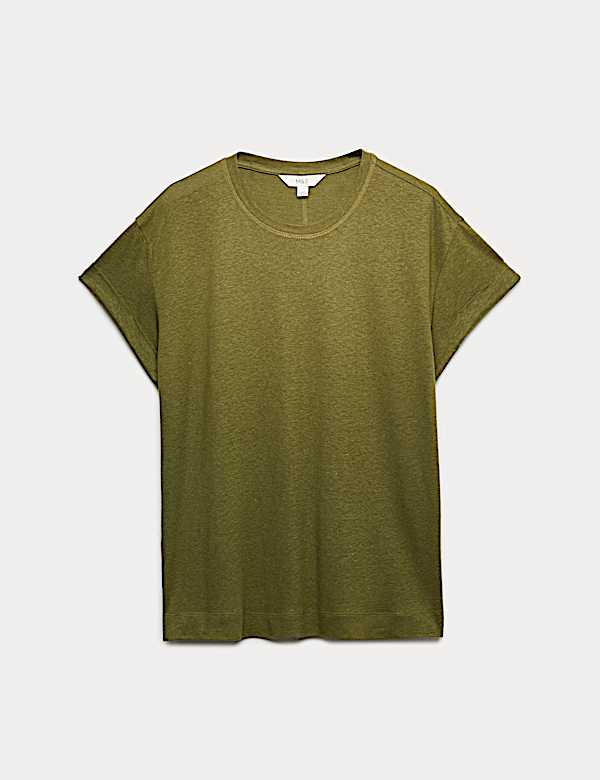 Linen Blend T-Shirt - CZ